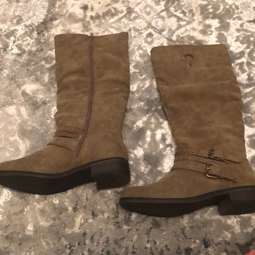 Tall boots.